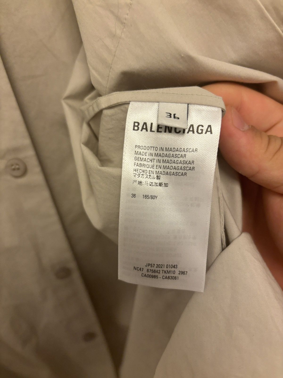 Balenciaga BLCNG button up Size US M / EU 48-50 / 2 - 3 Thumbnail