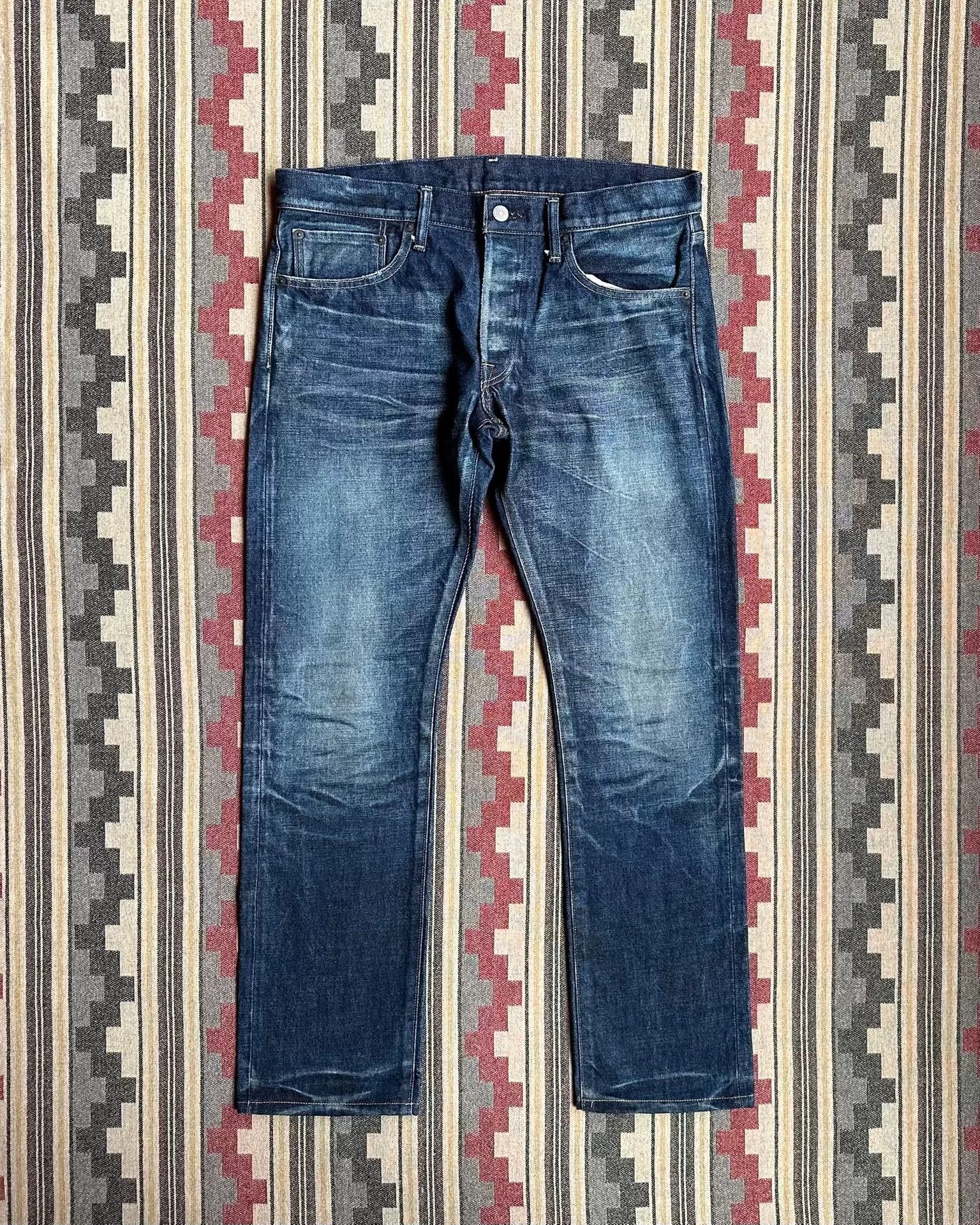 Vanquish selvage denim pants with red ear detail Size US 34 / EU 50 - 1 Thumbnail