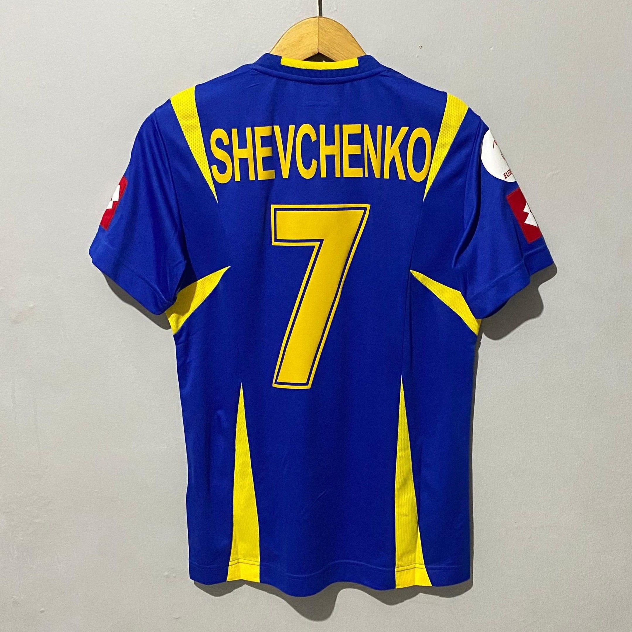 Lotto Sport Ukraine 2006-2008 Away Jersey Andriy Shevchenko Size US M / EU 48-50 / 2 - 2 Thumbnail
