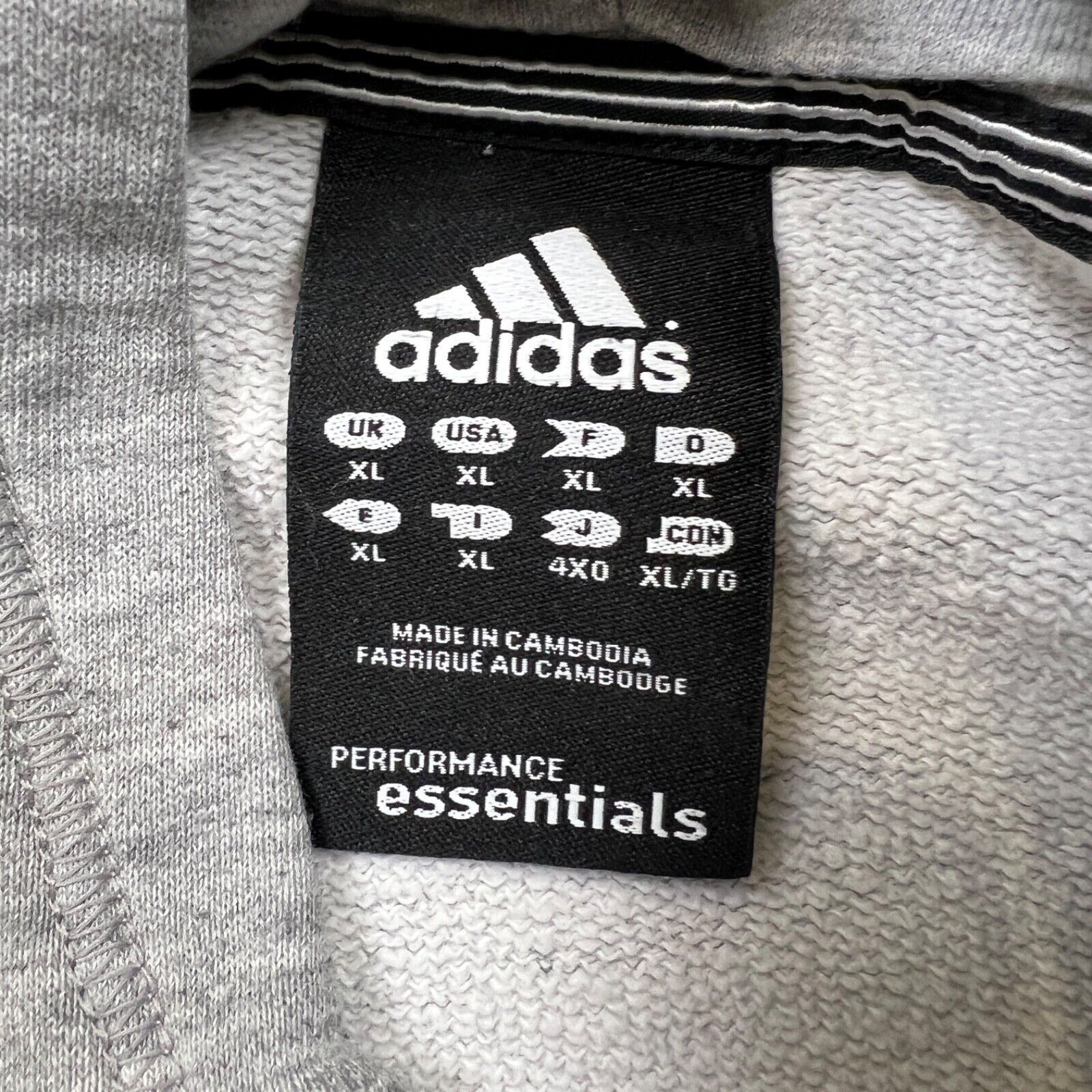 Adidas × Vintage Adidas Hoodie XL Stripe Spell Out Pullover Hood Sweatshirt Size US XL / EU 56 / 4 - 4 Thumbnail