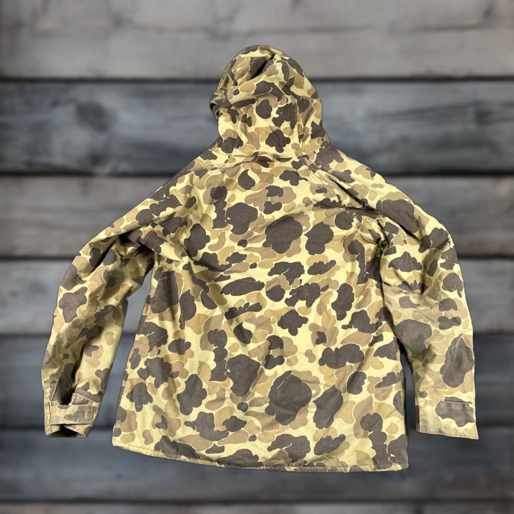 Vintage VINTAGE Cabela's Jacket Camouflage Bomber Hooded Mens Large 90s Frogskin Camouflage Insulated Goretex Size US L / EU 52-54 / 3 - 1 Thumbnail