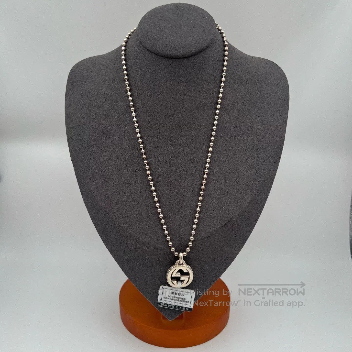 Gucci Gucci Silver Double G Necklace. Size ONE SIZE - 2 Thumbnail