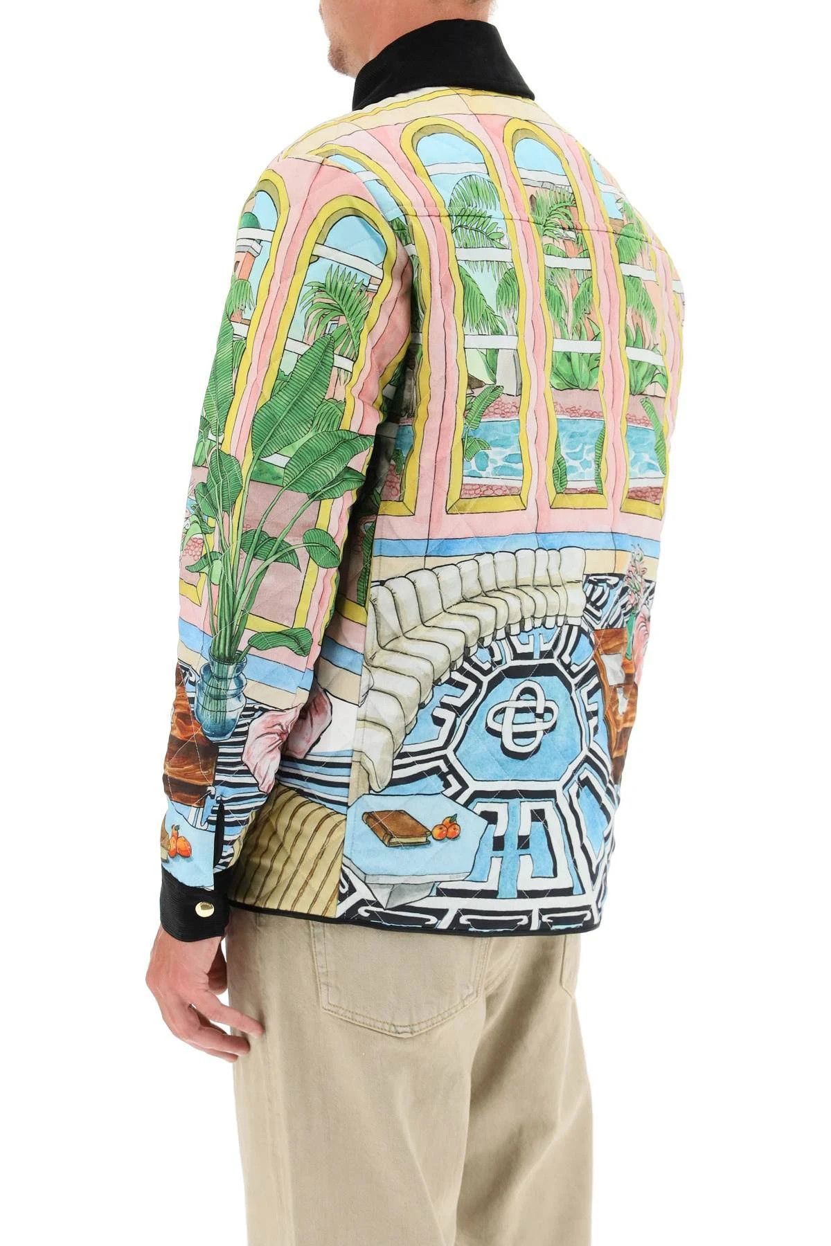 Casablanca o1mle0424 Unisex Dream House Hunting Jacket in Multicolor Size US XS / EU 42 / 0 - 10 Thumbnail
