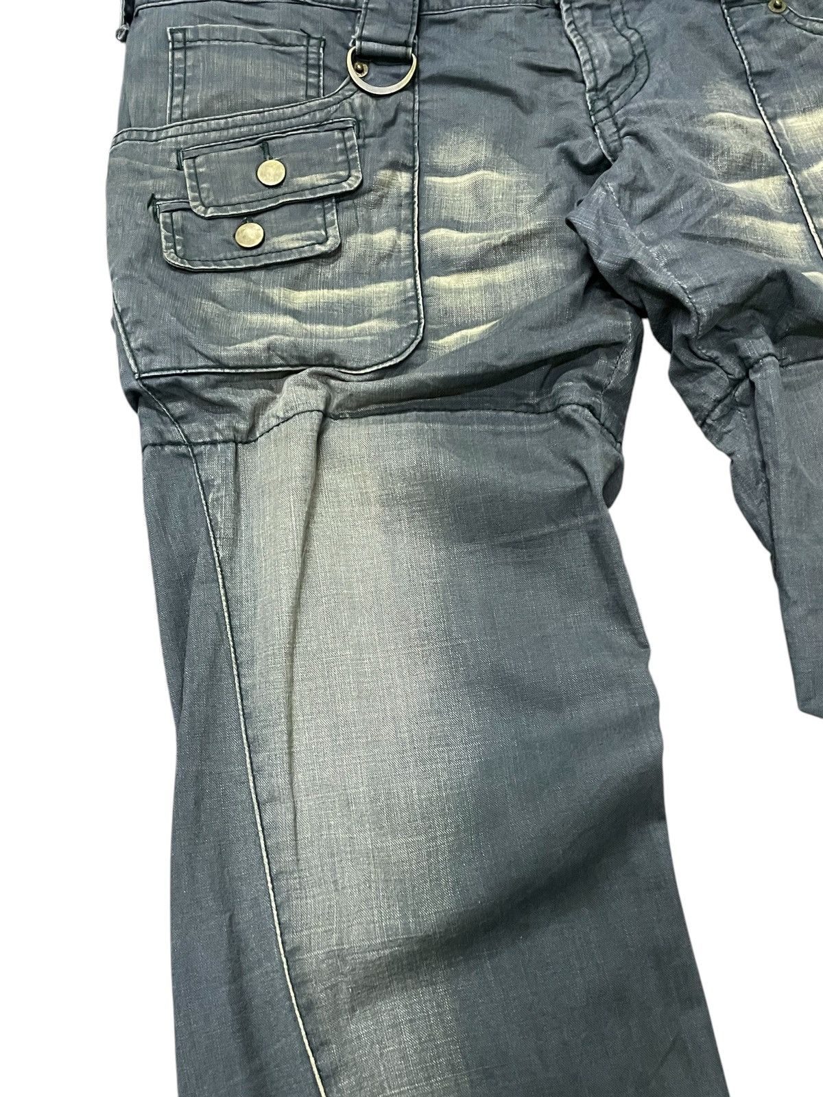 5351 POUR LES HOMMES × PPFM PPFM Japan Layered Double Waist Pocket Punk Wash Pants Size US 34 / EU 50 - 11 Thumbnail