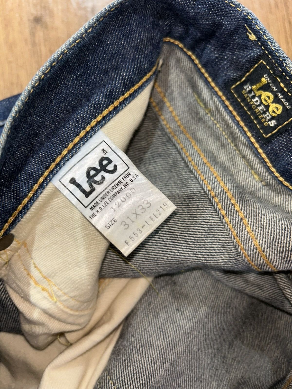 Lee LEE Riders Selvedge Jeans Size US 31 - 7 Thumbnail