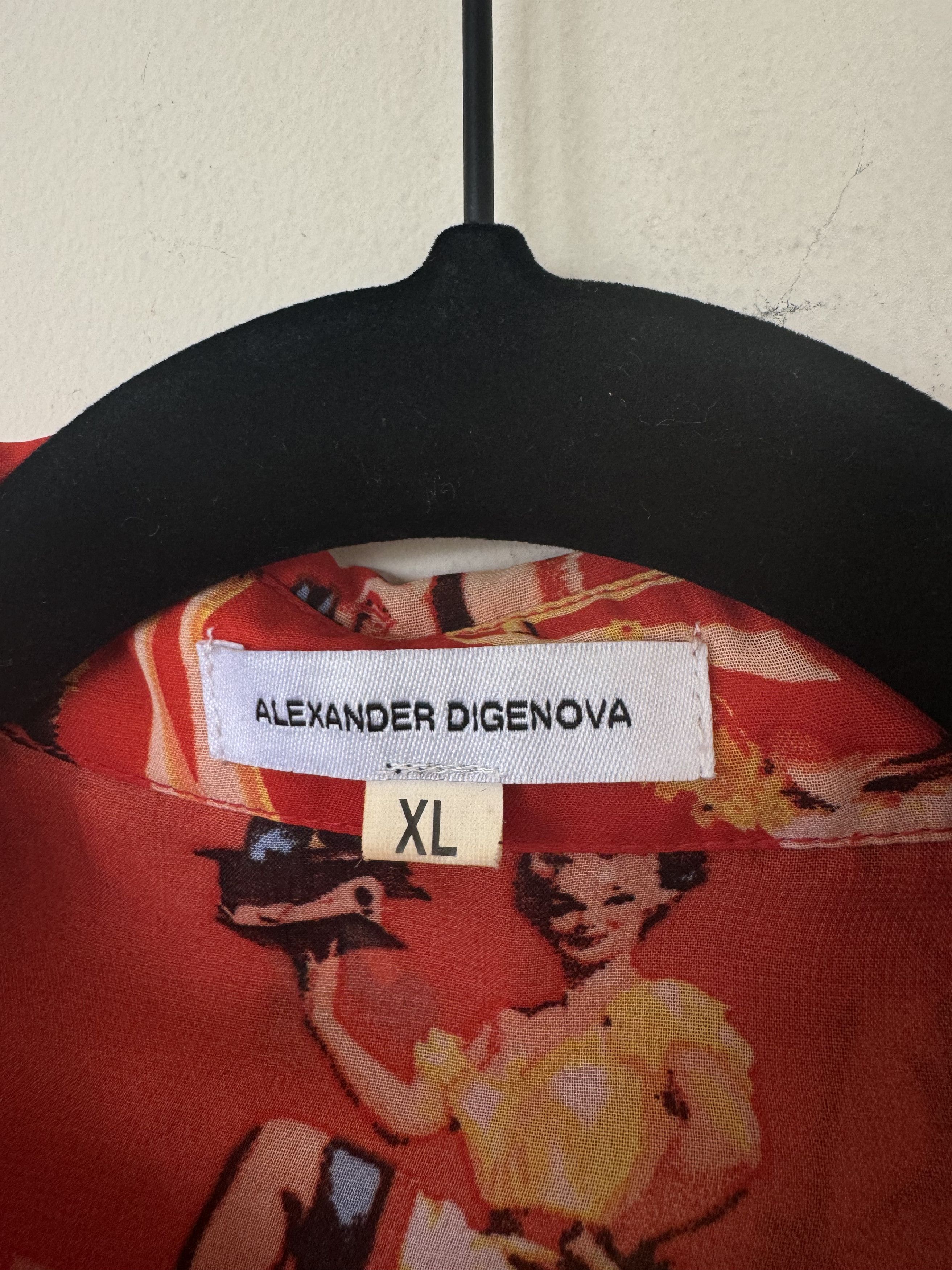 ALEXANDER DIGENOVA AD Pin Up Girls Button Up Size US XL / EU 56 / 4 - 7 Thumbnail