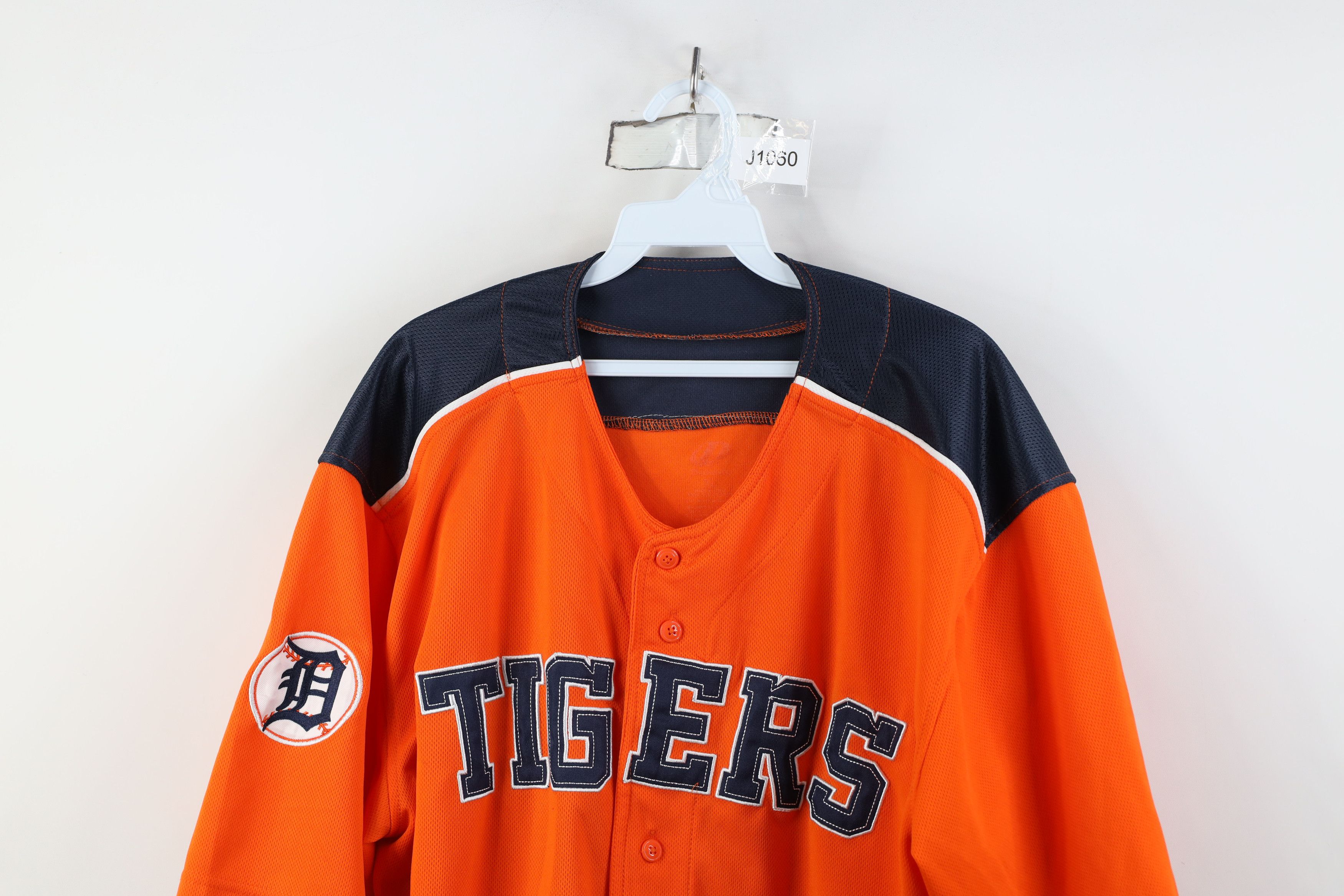 Vintage Vintage Y2K Detroit Tigers Baseball Jersey Orange Polyester Size US XL / EU 56 / 4 - 2 Thumbnail