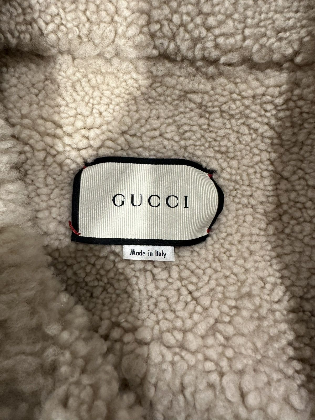Gucci 🔥🔥 RUNWAY ARCHIVE BLIND FOR LOVE DENIM SHEARLING🔥🔥 Size US M / EU 48-50 / 2 - 3 Thumbnail