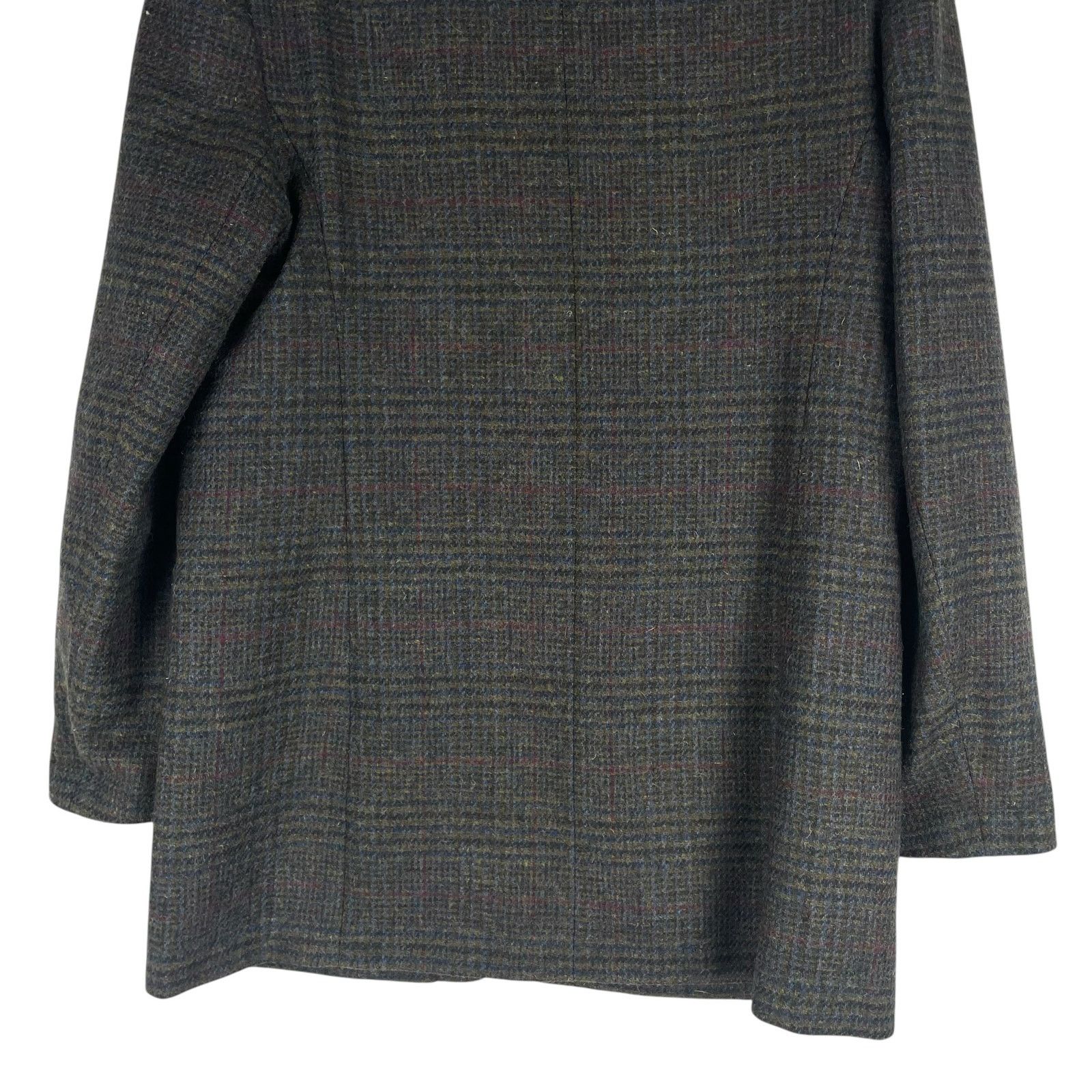 Express Express Suede Collar Wool Plaid Blazer Jacket Suede Size L Size L / US 10 / IT 46 - 8 Thumbnail