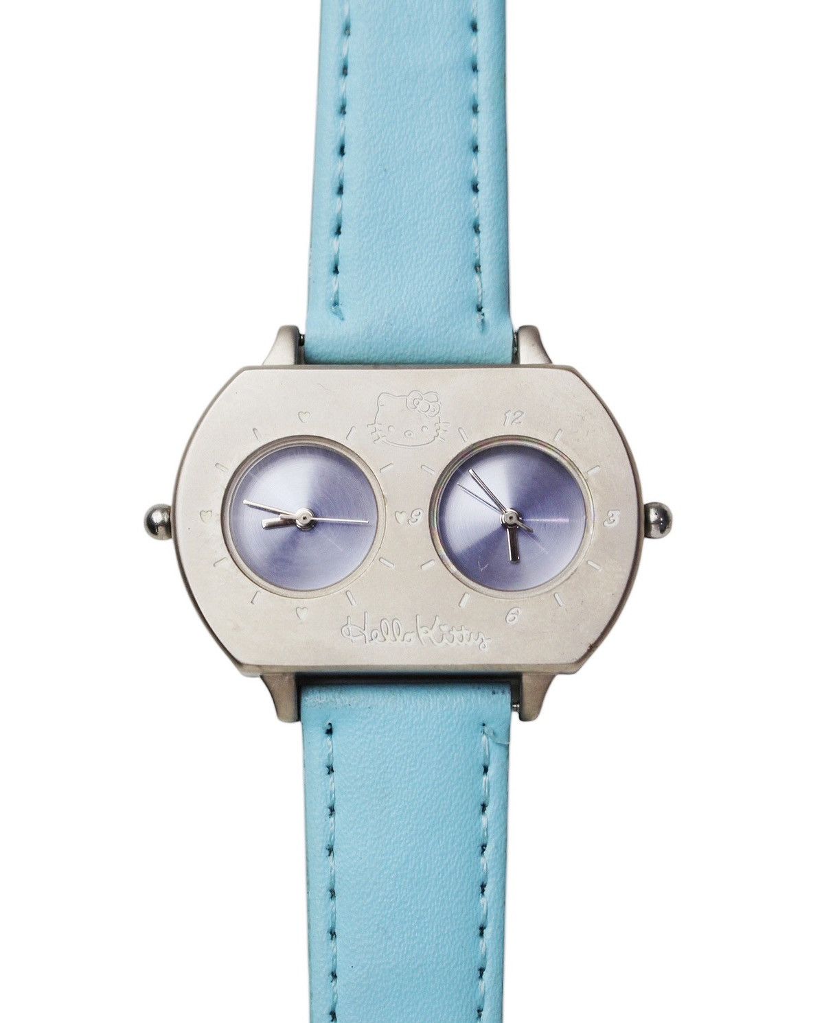 Vintage 1999 HELLO KITTY DUAL TIME WATCH – SANRIO OFFICIAL Size ONE SIZE - 4 Thumbnail