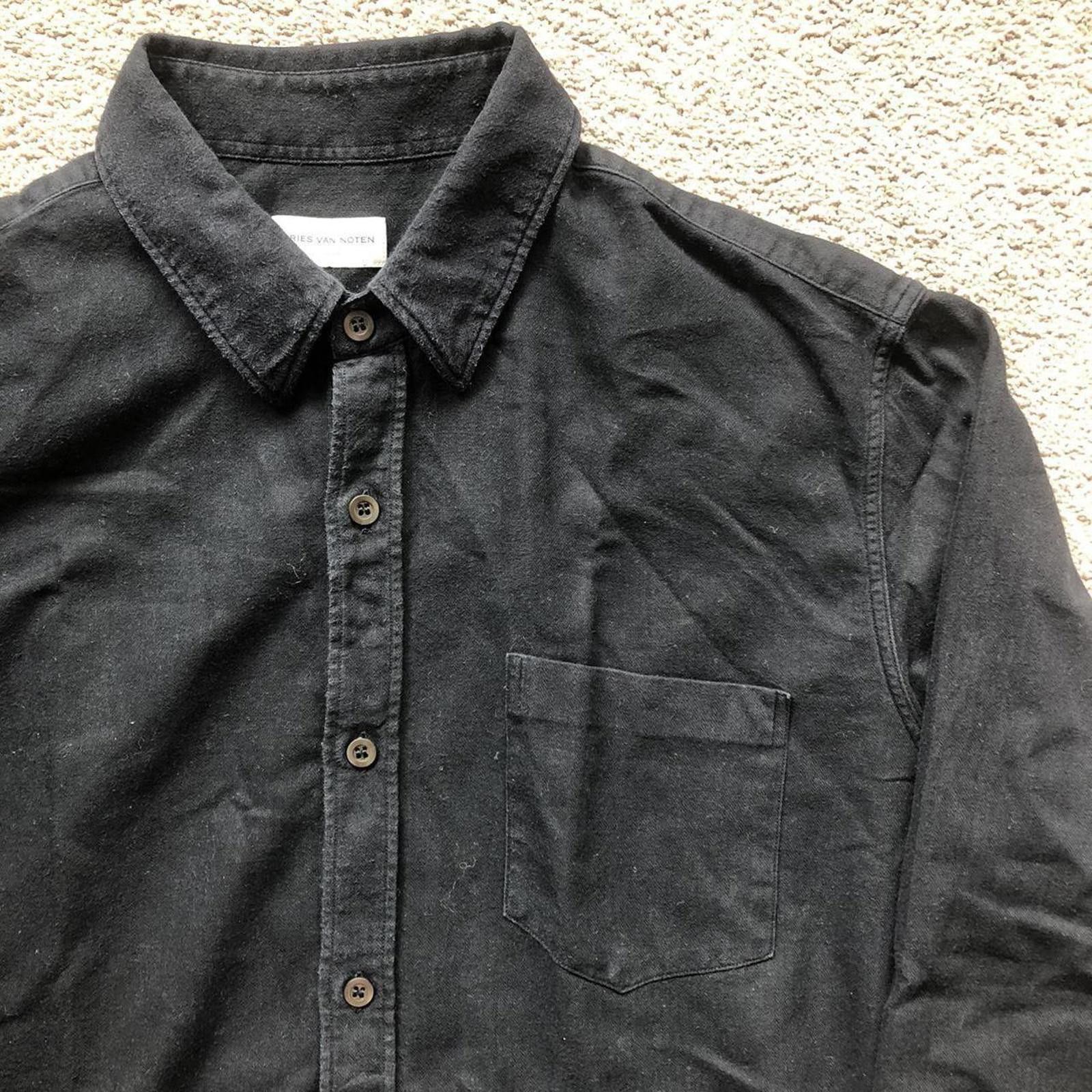 Dries Van Noten Dries Van Noten Thick Cotton Shirt Size US M / EU 48-50 / 2 - 2 Thumbnail