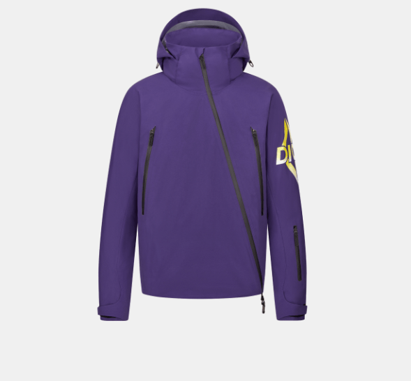 image of O1W1Db10224 Dior And Descente Shell Jackets In Purple, Men's (Size Medium)