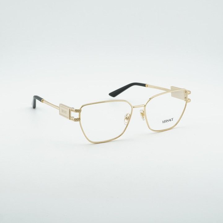Versace Versace VE1301 1002 Eyeglasses Gold 55mm Cat Eye Frame Size ONE SIZE - 5 Thumbnail