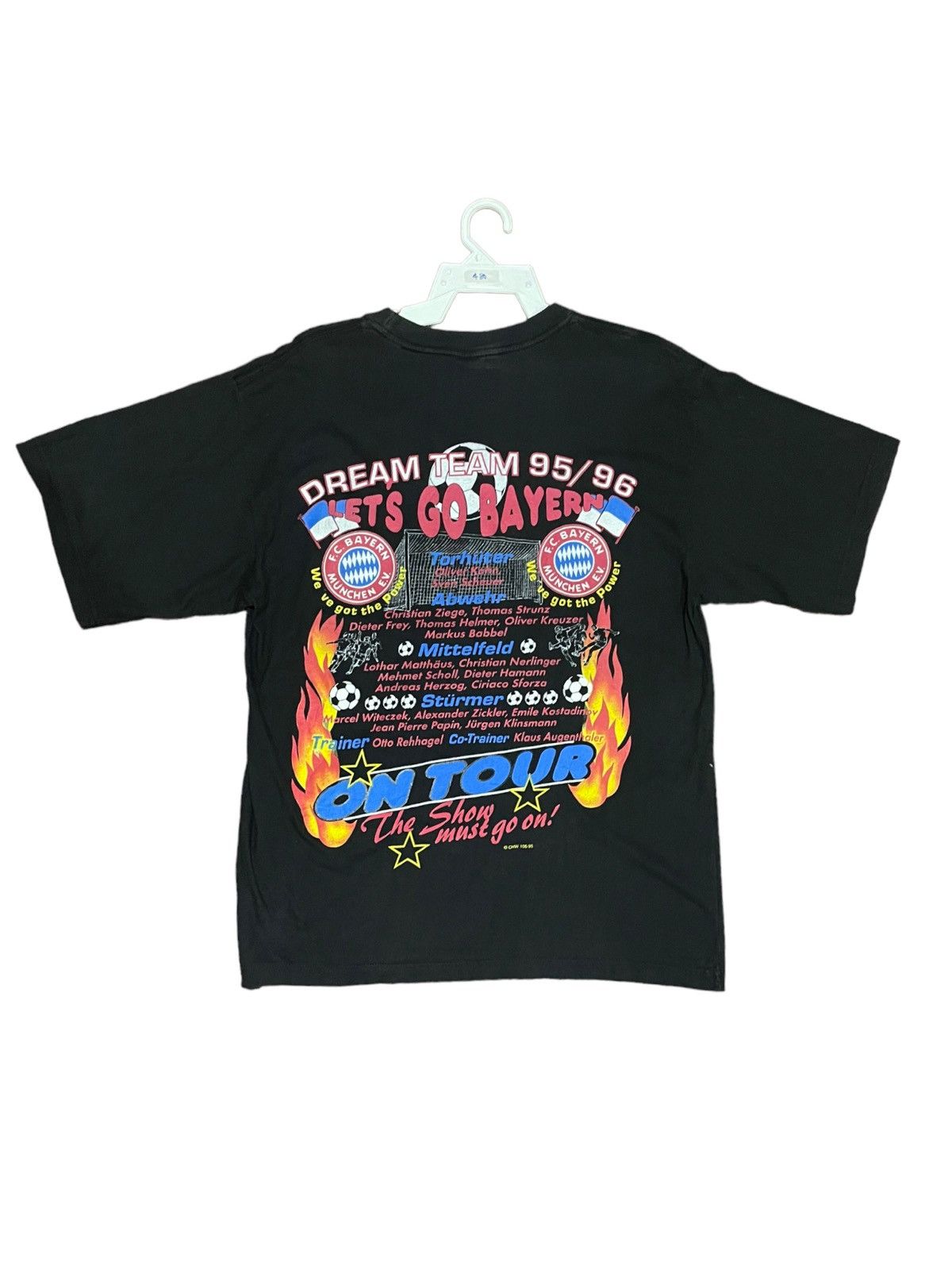 Other 90s Bayern Munchen Tour Distressed Glued Tee Size US L / EU 52-54 / 3 - 9 Thumbnail
