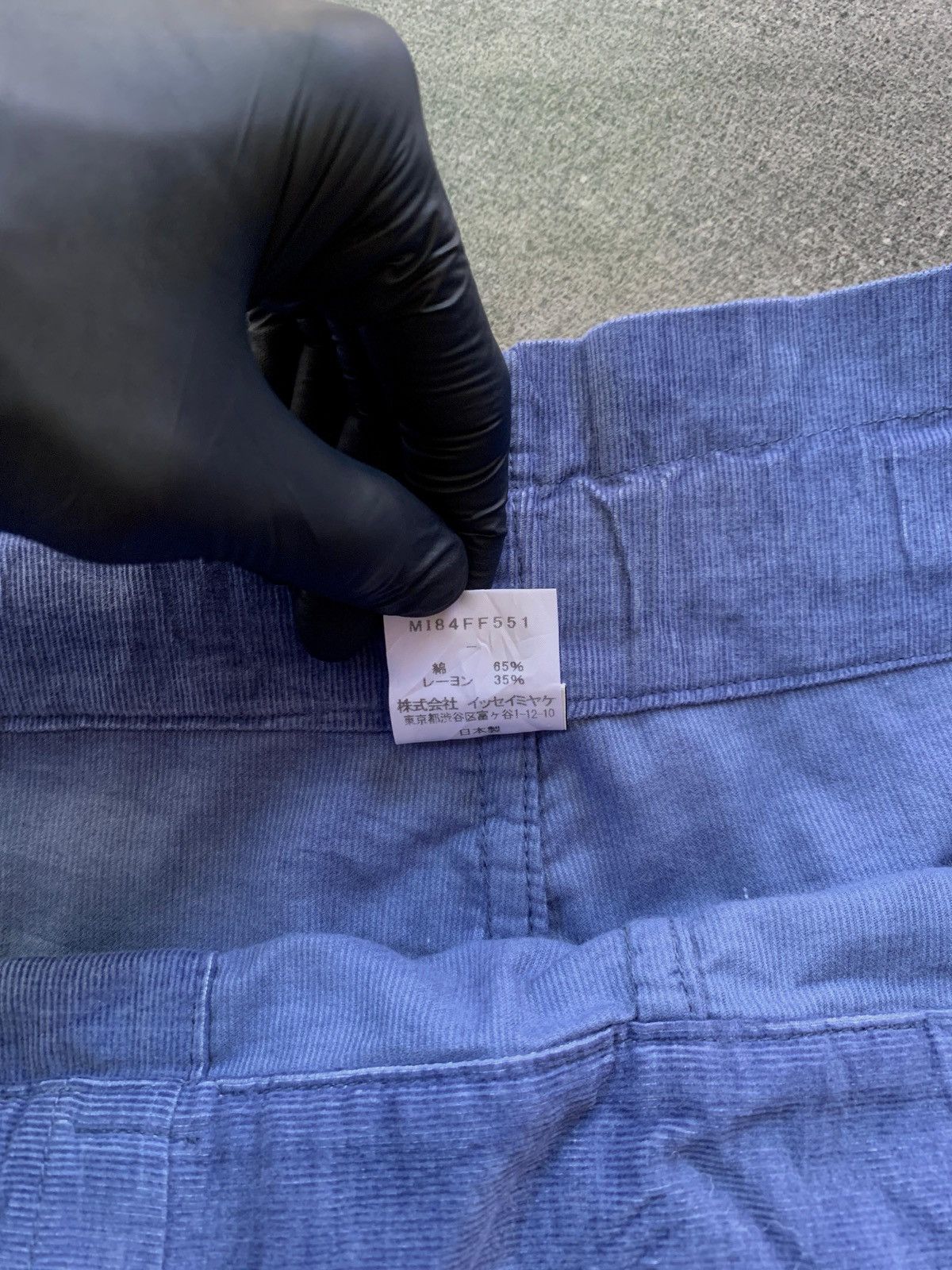 Issey Miyake FREE TAX! Two Tone Corduroy Wideleg Cropped Pants Size US 32 / EU 48 - 11 Thumbnail
