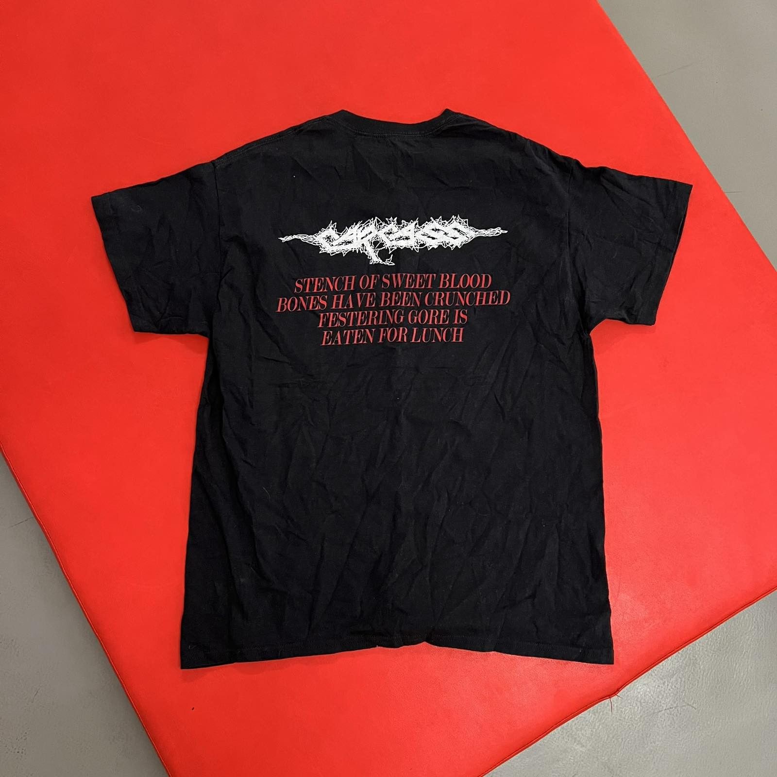 Band Tees Carcass Artwork Drawing Metal Band Tee (G-29) Size US M / EU 48-50 / 2 - 2 Thumbnail