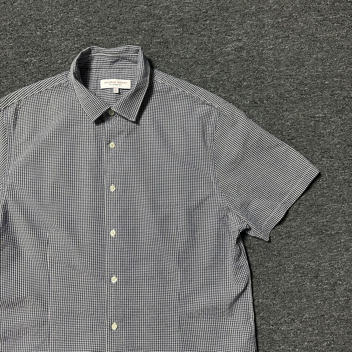 Orlebar Brown Orlebar Brown Mens Cotton Indigo Blue Summer Shirt Size US XL / EU 56 / 4 - 2 Thumbnail
