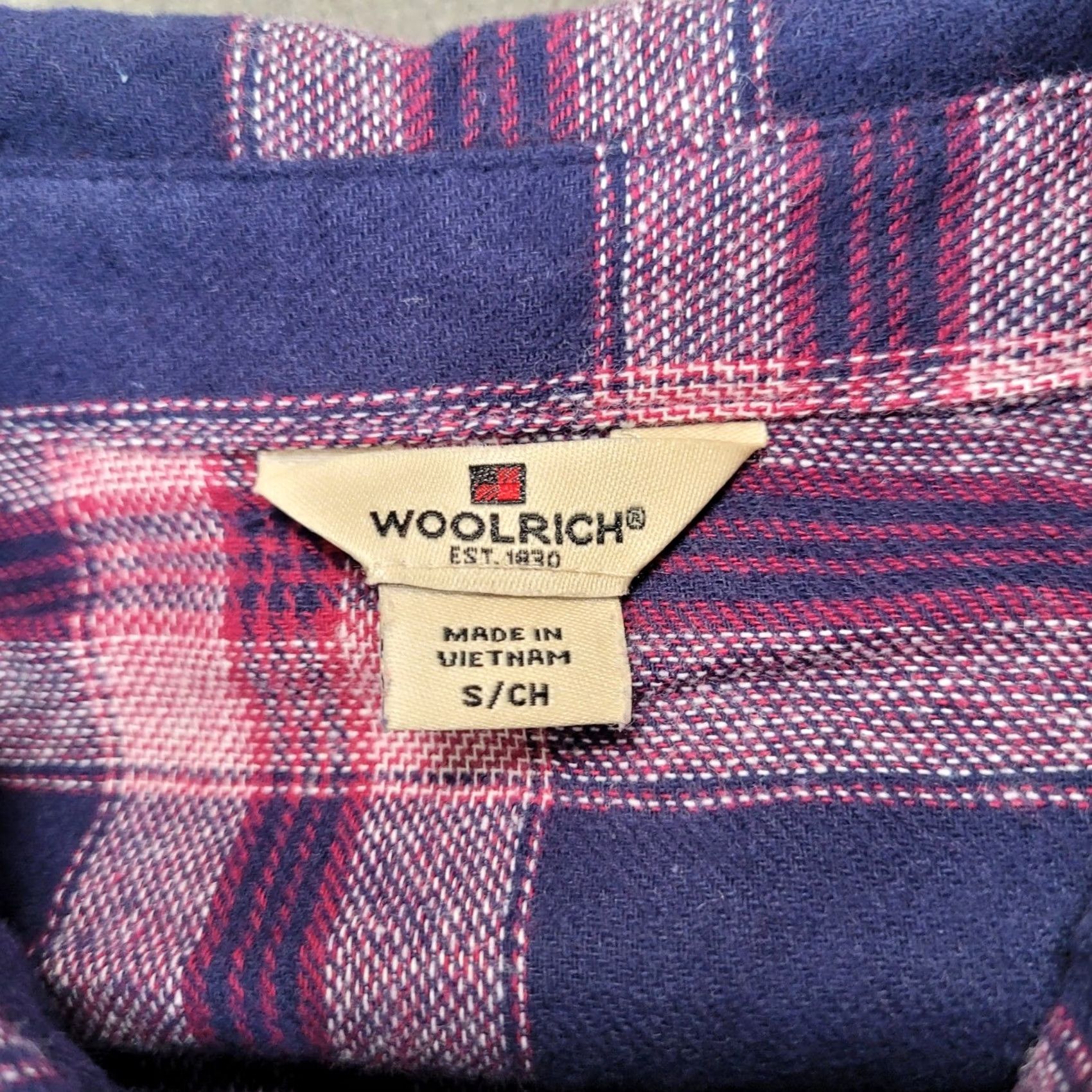Vintage Woolrich Womens Small Purple Rose Plaid Flannel Shirt Cotton Casual Outdoor Button-Up New Size S / US 4 / IT 40 - 3 Thumbnail