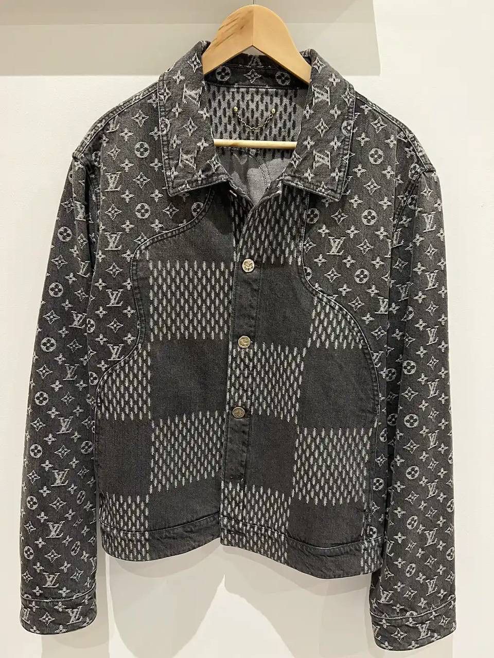 Louis Vuitton x Nigo - Authenticated Jacket - Denim - Jeans Grey for Men, Never Worn