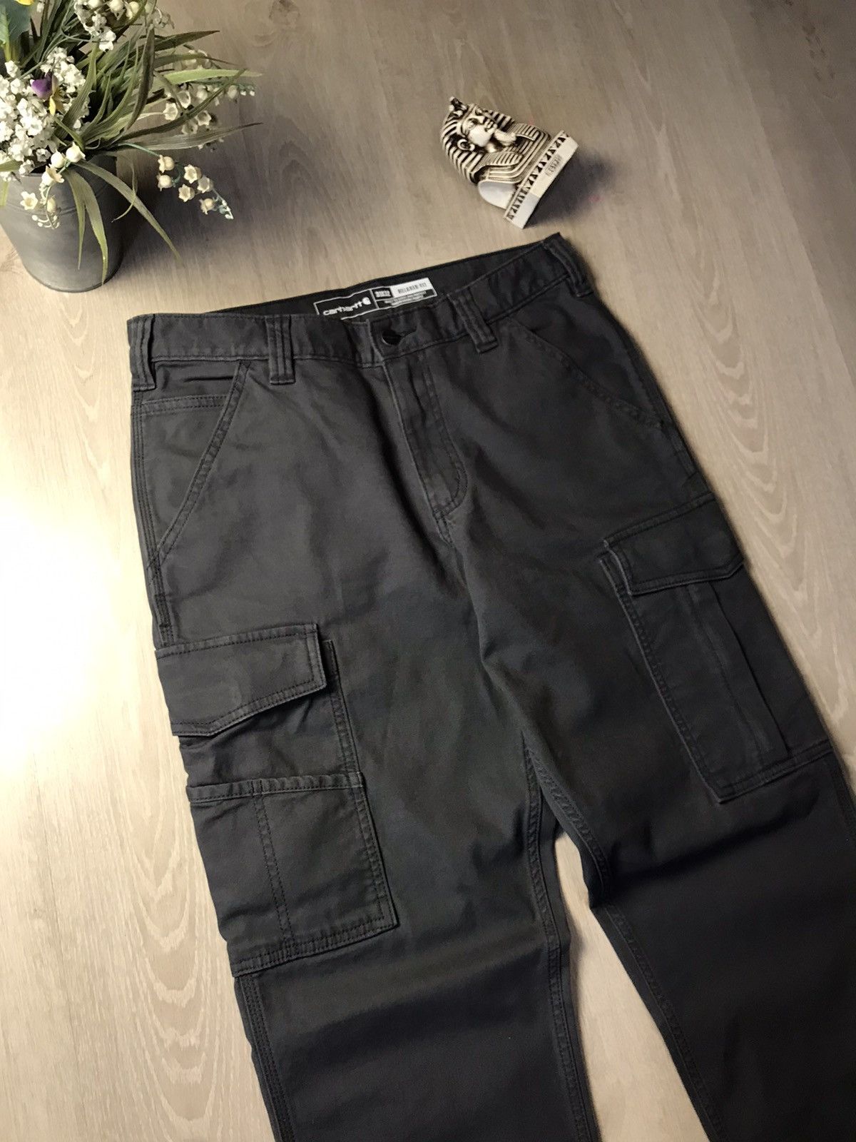 Carhartt × Vintage New !!! Carhartt Canvas Cargo pants vintage 90s workwear Size US 31 - 4 Thumbnail