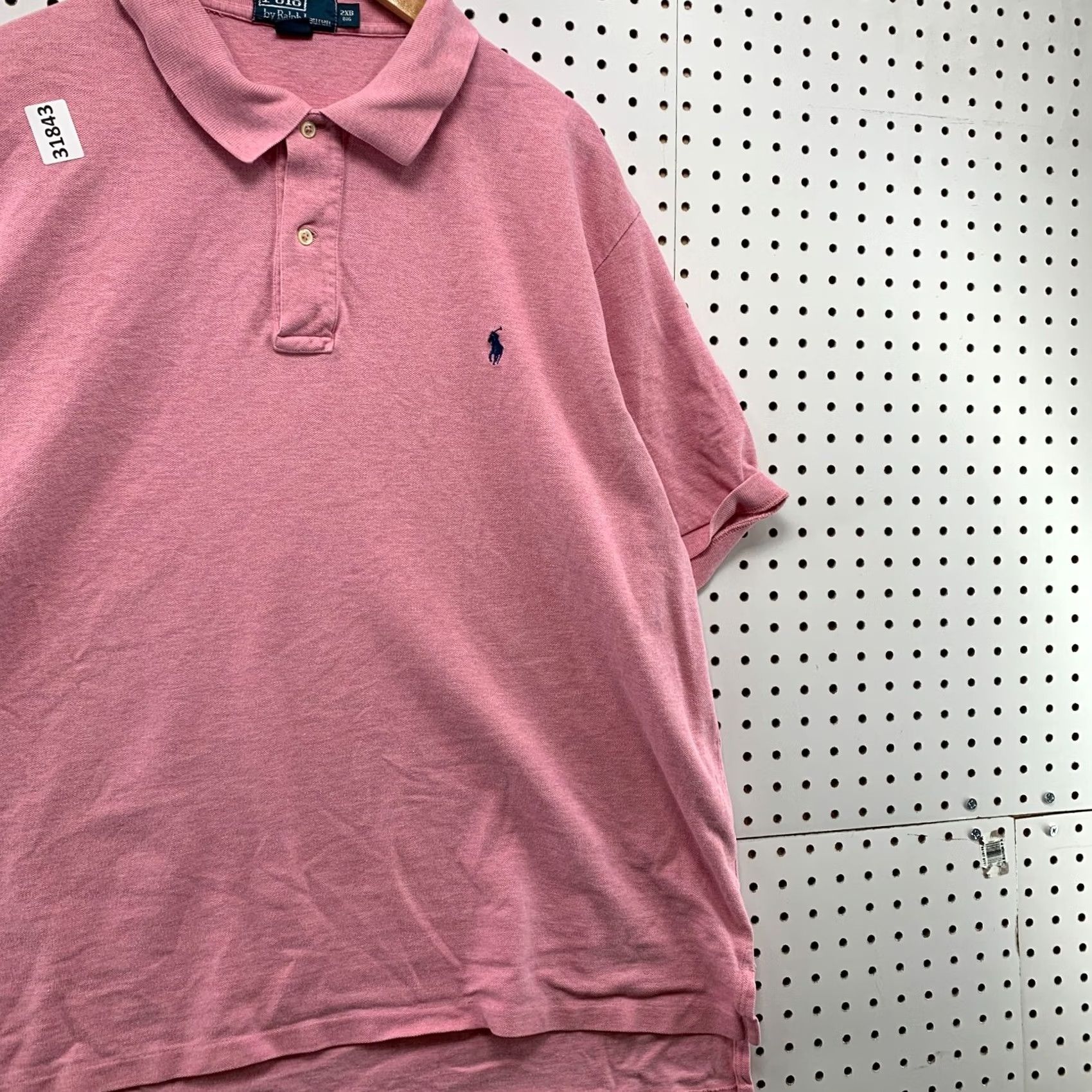 Ralph Lauren Ralph Lauren Shirt Mens Big 2X Pink Polo Collared Men Pony Short Sleeve 5x31 Size US XXL / EU 58 / 5 - 3 Thumbnail
