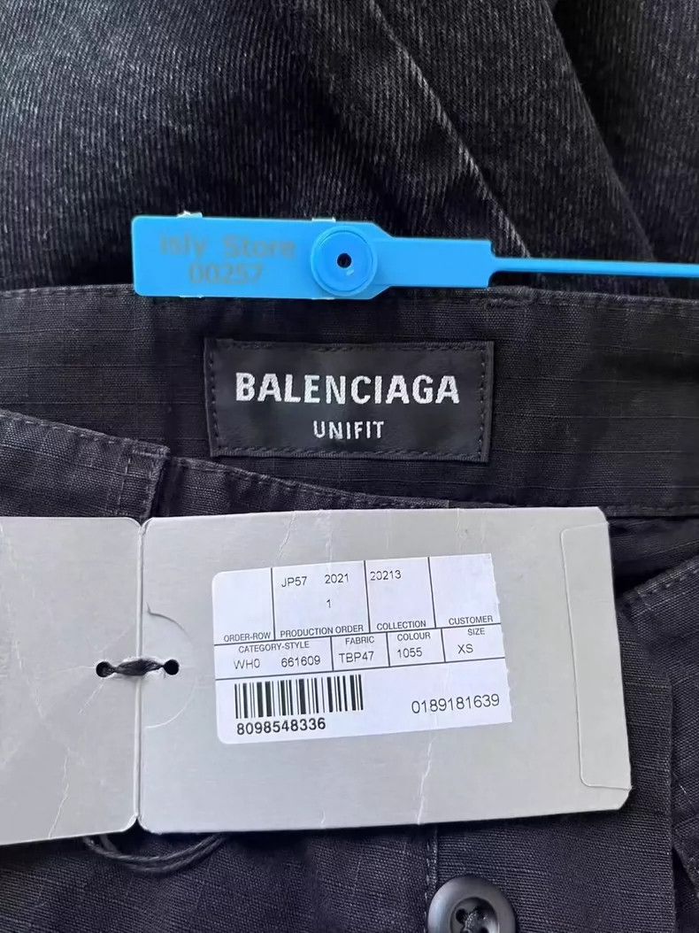 Balenciaga Balenciaga size XS Double Waist Straight Leg Casual Jeans Size US 26 / EU 42 - 4 Thumbnail