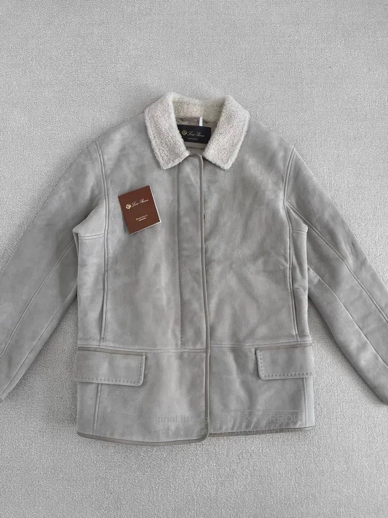 Loro Piana Loro Piana Solid Color Single Button Long Sleeve Jacket Size XS / US 0-2 / IT 36-38 - 1 Thumbnail