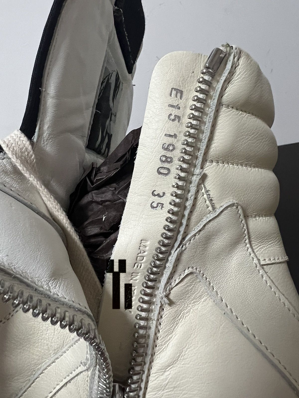Rick Owens Rick owens white geobasket sz35 Size US 5 / IT 35 - 8 Thumbnail