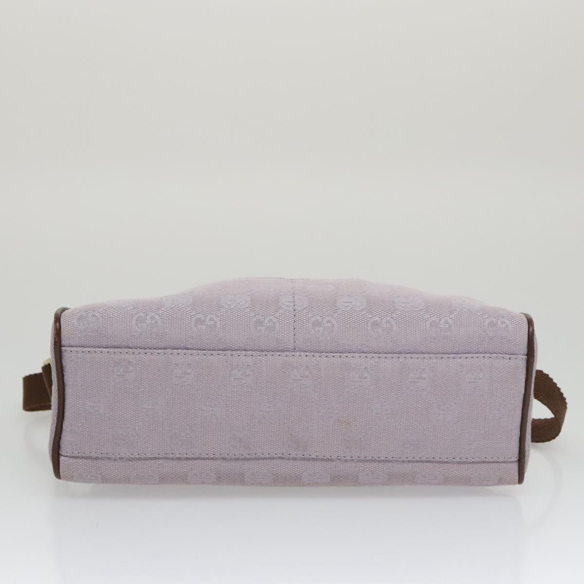 Gucci GUCCI GG Canvas Shoulder Bag Purple Gold Size ONE SIZE - 9 Thumbnail
