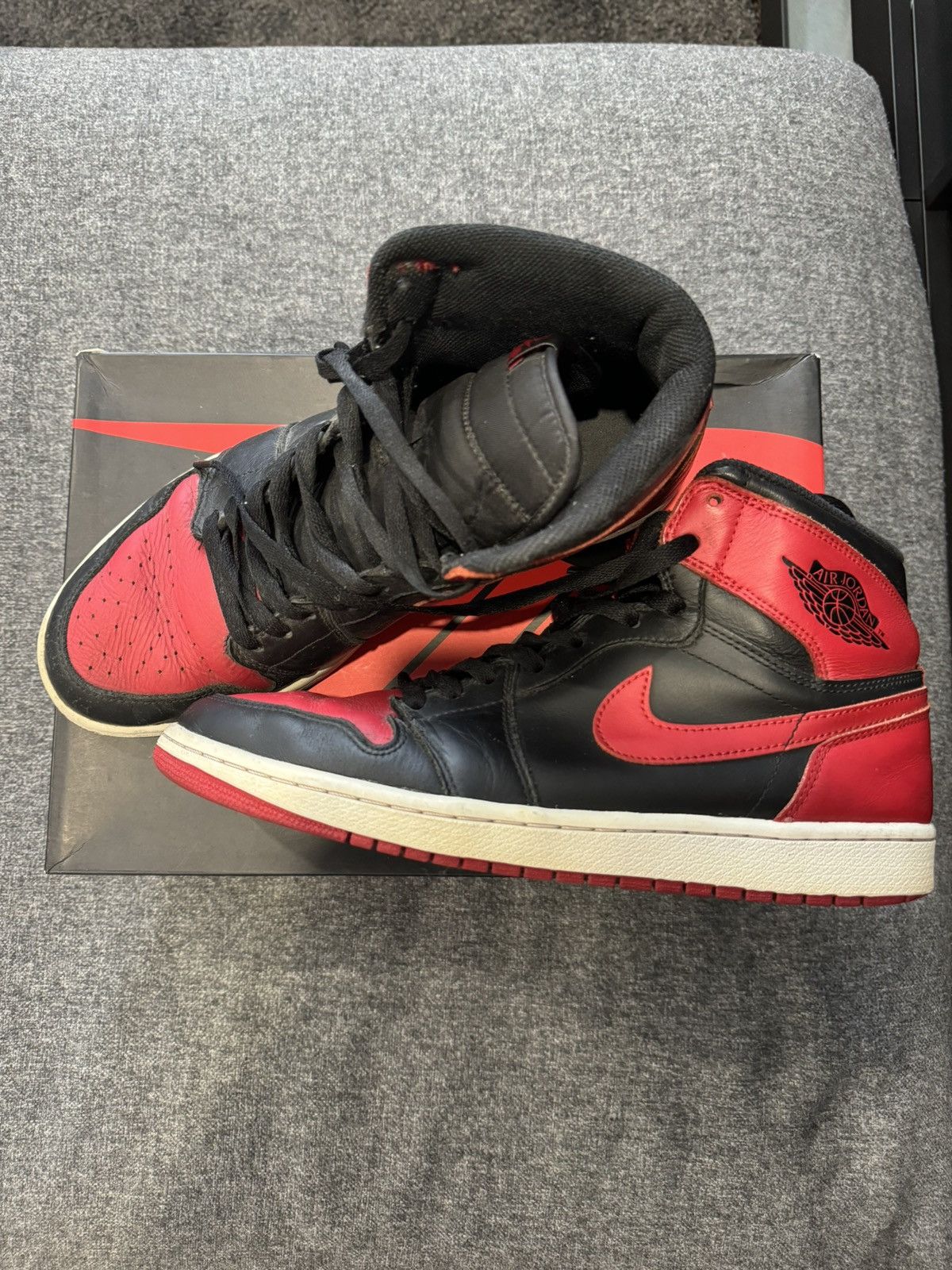 image of Jordan Brand “Bred” 2013 Shoes in Black, Men's (Size 11)