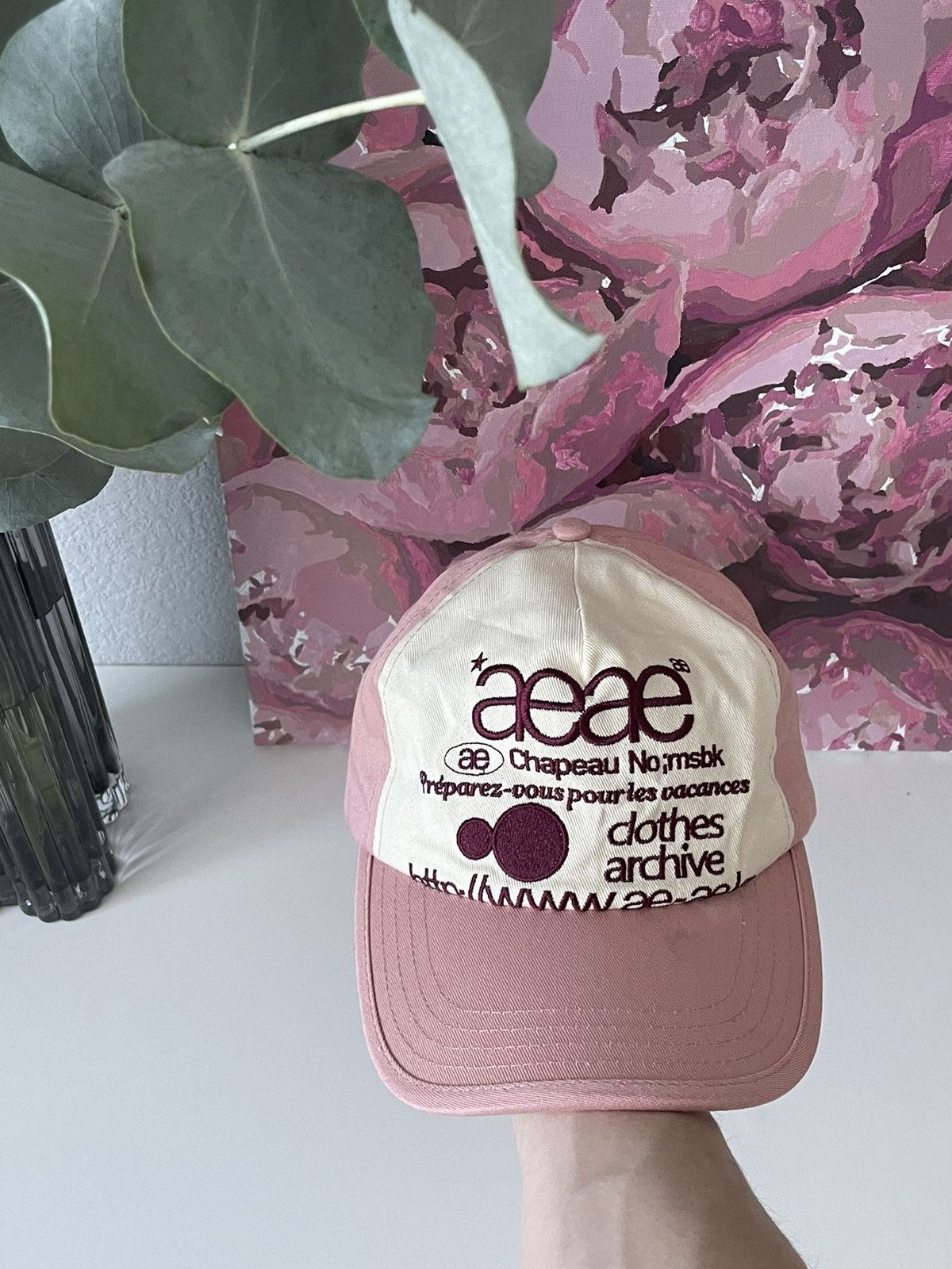 Designer × Japanese Brand × Other AEAE Hat Cap Pink Archive Style BB VERY RARE Size ONE SIZE - 1 Thumbnail