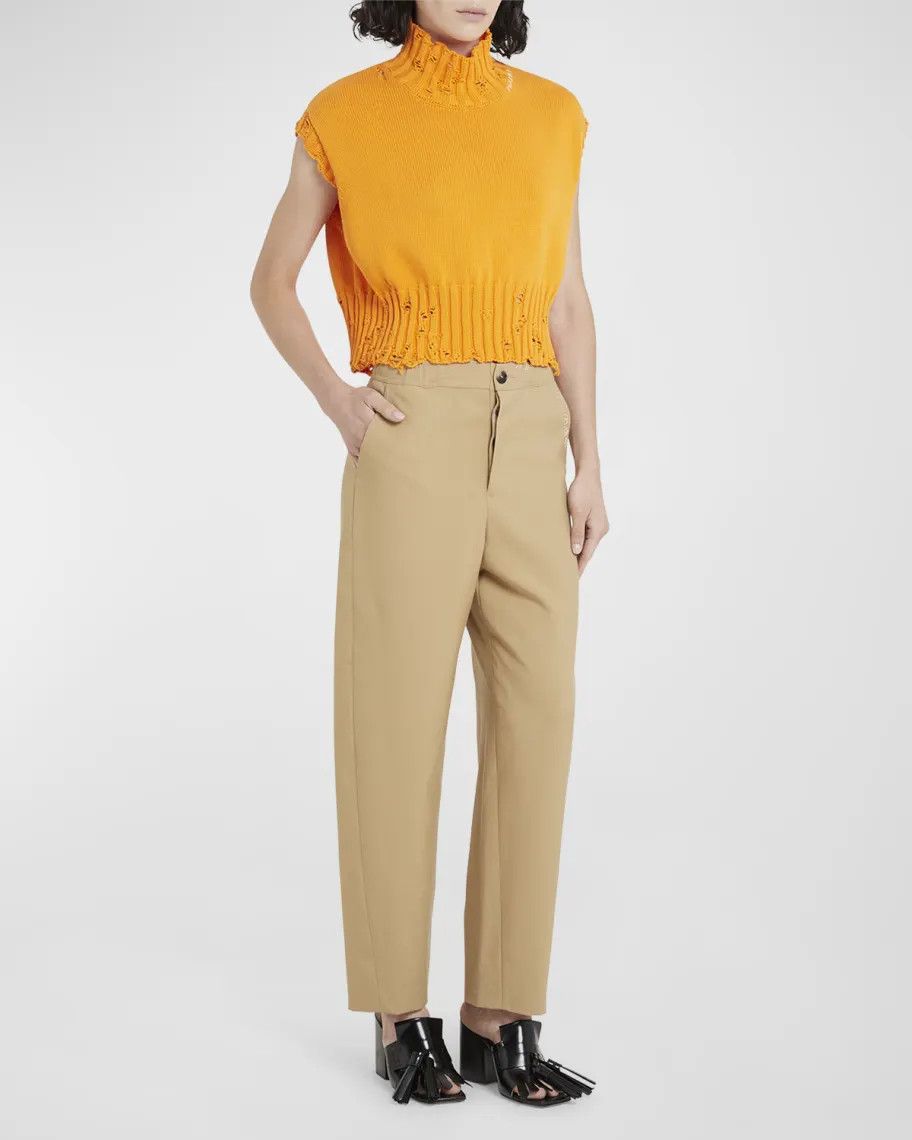 Marni o1w1db10125 Sweater in Orange Size M / US 6-8 / IT 42-44 - 2 Thumbnail