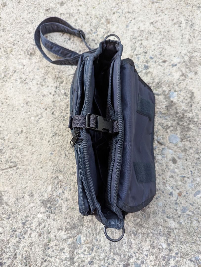 Head Porter ARCHIVE Head Porter Master Navy Camo Sling Bag – Yoshida Size ONE SIZE - 9 Thumbnail