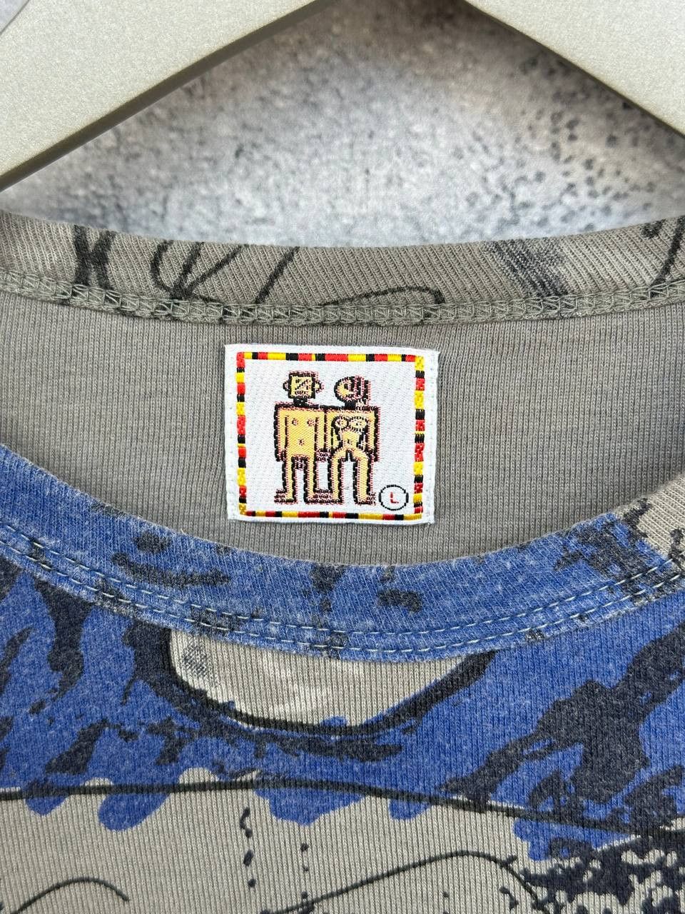 Desigual Desigual Y2K Abstract Graffiti Print LS Top Exposed Orange Size L / US 10 / IT 46 - 11 Thumbnail