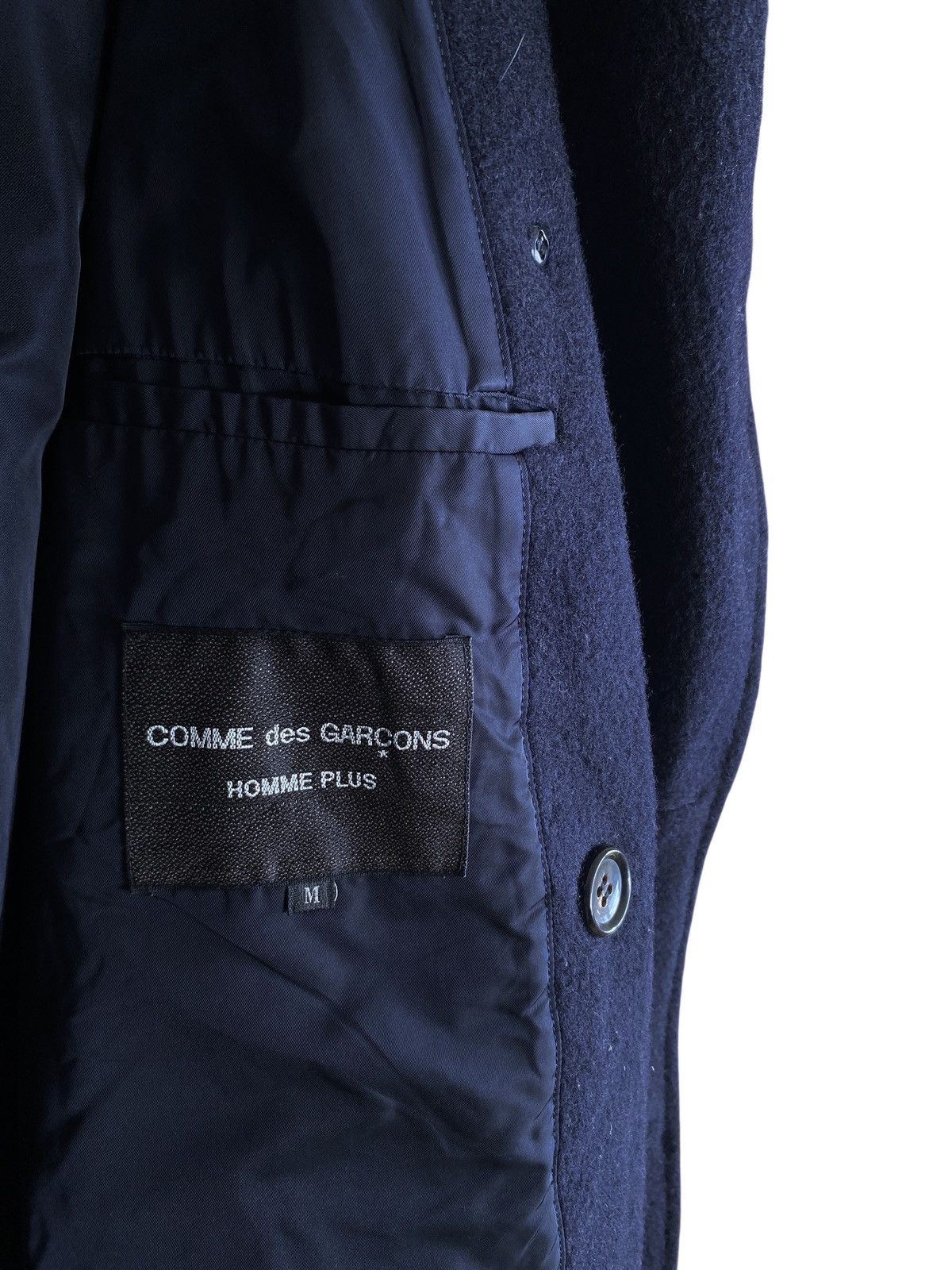 Comme des Garcons Homme Plus AD1997 Vintage Comme Des Garcons Homme Plus Fur Trench Coat Size US M / EU 48-50 / 2 - 9 Thumbnail