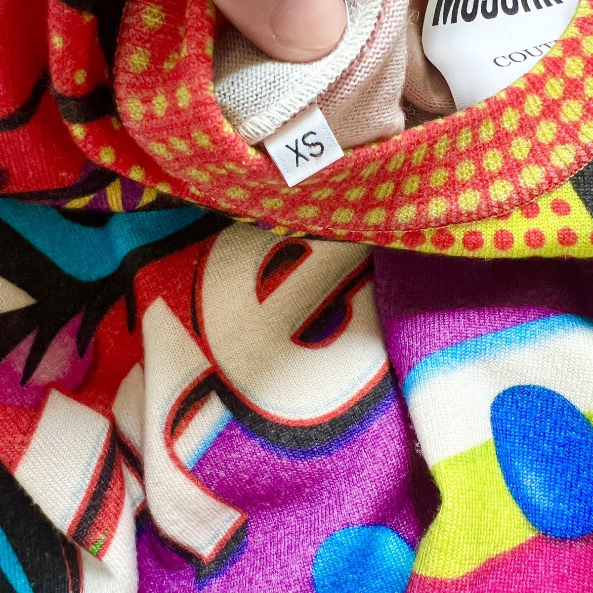 Moschino MOSCHINO FRECKLES SWEATER JUMPER PRINT by jeremy scott candy Size US M / EU 48-50 / 2 - 10 Thumbnail