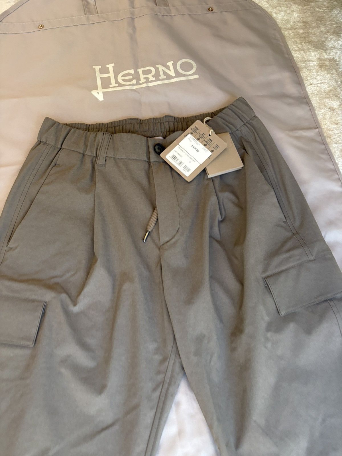 Herno Herno Resort Cargo Trousers Drawstring Luxury Pants Joggers Size US 32 / EU 48 - 2 Thumbnail