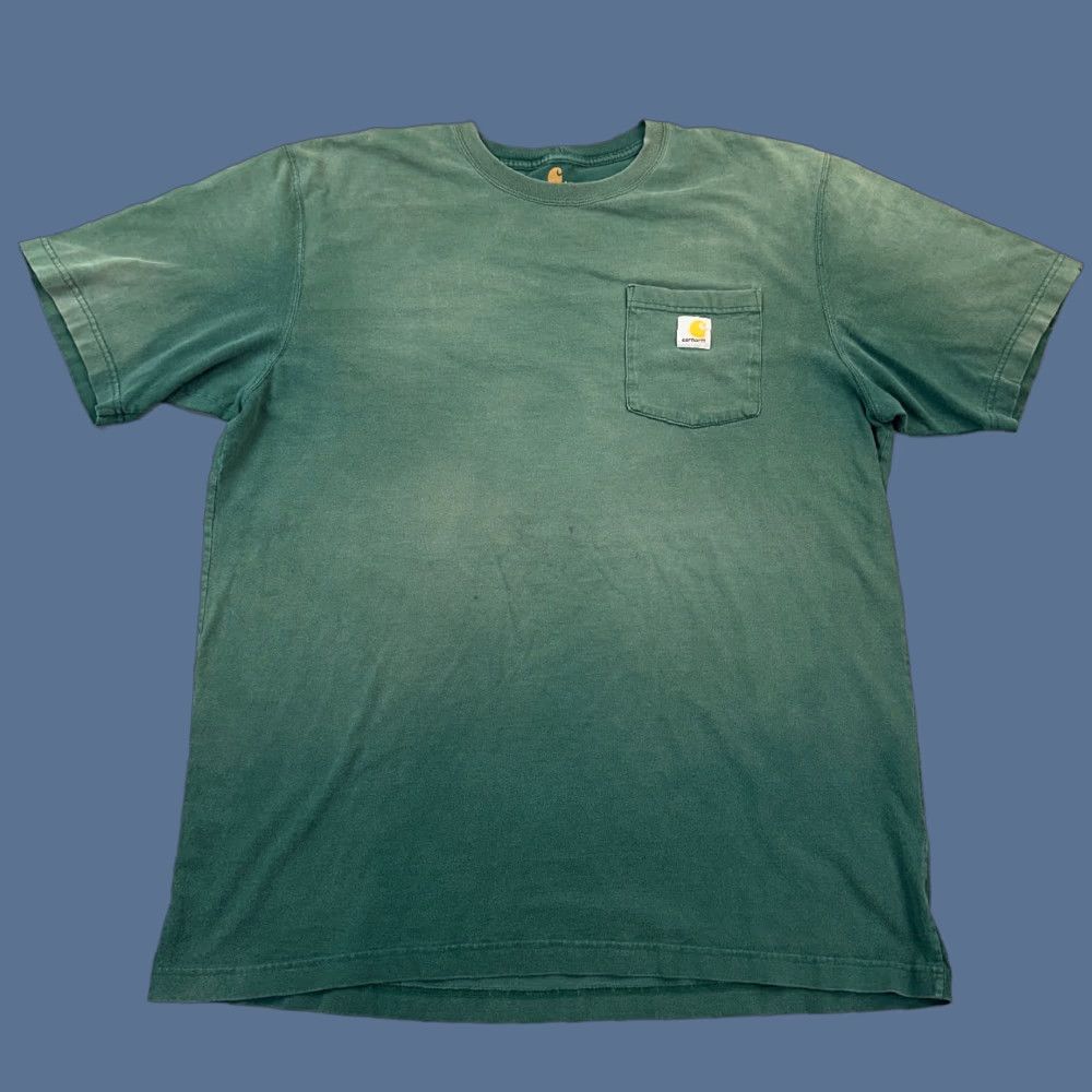Carhartt Carhartt Shirt Mens Large Tall Hunter Green Pocket Tee Work Wear K87 Lot of 2 Size US L / EU 52-54 / 3 - 1 Thumbnail