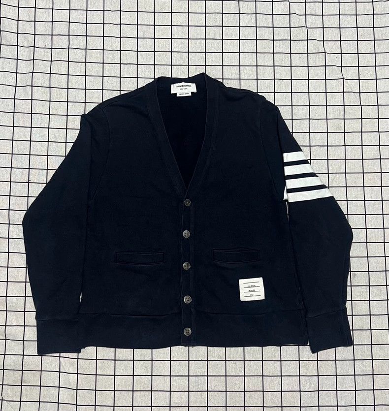 Other Thom Browne A Tibetan blue cardigan Size US S / EU 44-46 / 1 - 1 Thumbnail