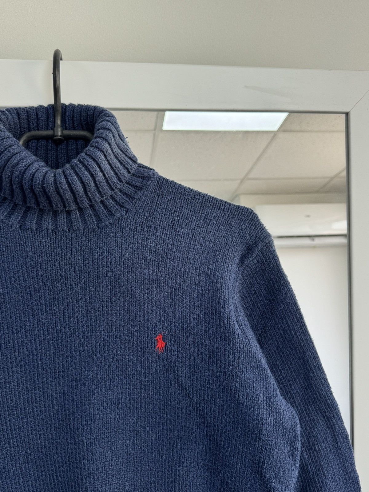 Polo Ralph Lauren Vintage Polo Ralph Lauren Sweater Cotton RL Rare Blue Mens L Size US L / EU 52-54 / 3 - 10 Thumbnail