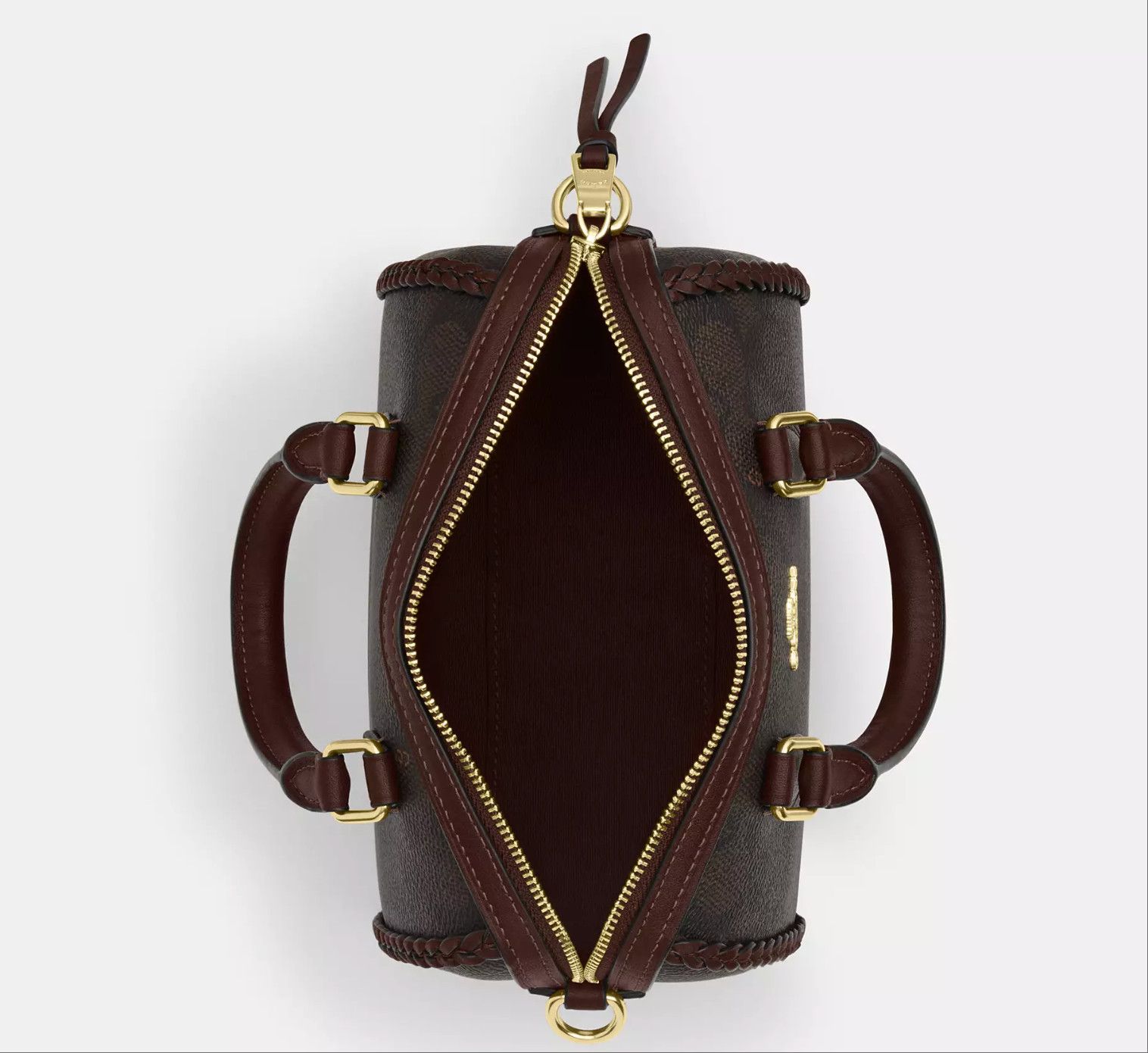 Coach Mini Rowan Crossbody Bag In Signature Canvas With Fringe Size ONE SIZE - 16 Thumbnail