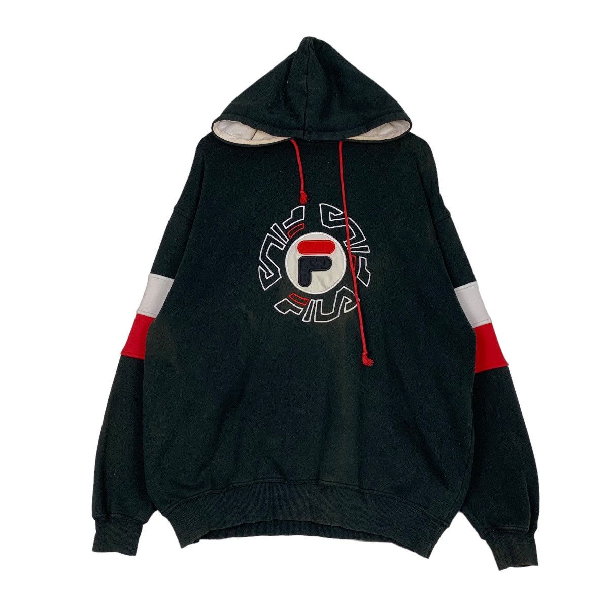 Fila 90's FILA Embroidery Big Logo Pullover Hoodies #0951-C42 Size US L / EU 52-54 / 3 - 1 Thumbnail