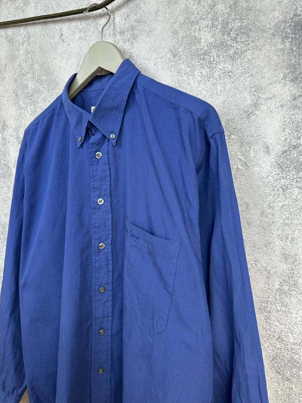 Burberry Thomas Burberry Button Up Shirt Striped Blue LS Button-Down Size US XL / EU 56 / 4 - 5 Thumbnail