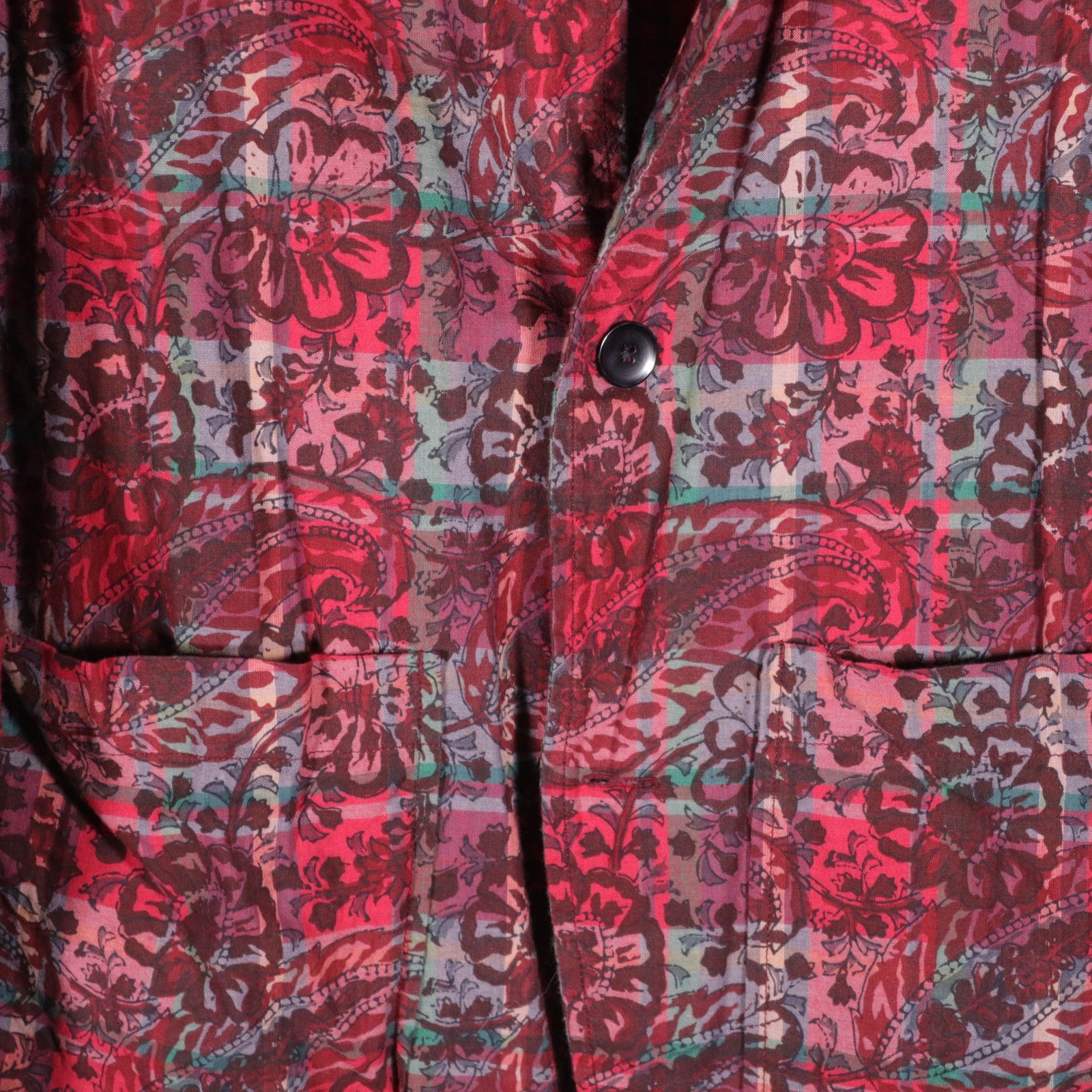 South2 West8 South2 West8 Dye Print Blazer Jacket Size Small Size 36R - 3 Thumbnail