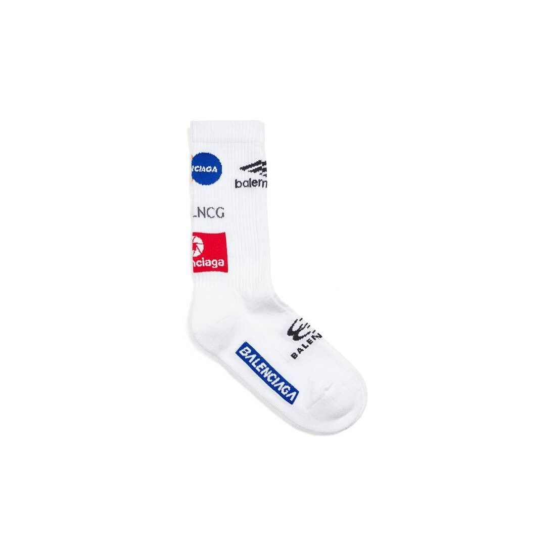 Balenciaga o1srvl11e0725 Size: L / Top League Socks in Multicolor Size ONE SIZE - 1 Thumbnail