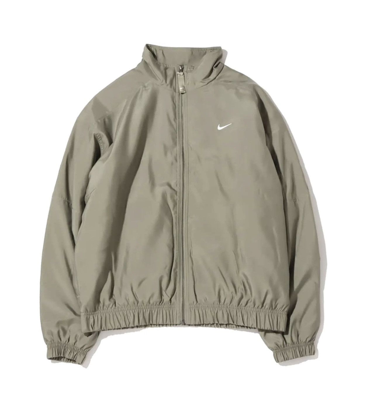 Nike Nike Oversized Solo Swoosh Satin Bomber Jacket Light Army Size US S / EU 44-46 / 1 - 2 Thumbnail