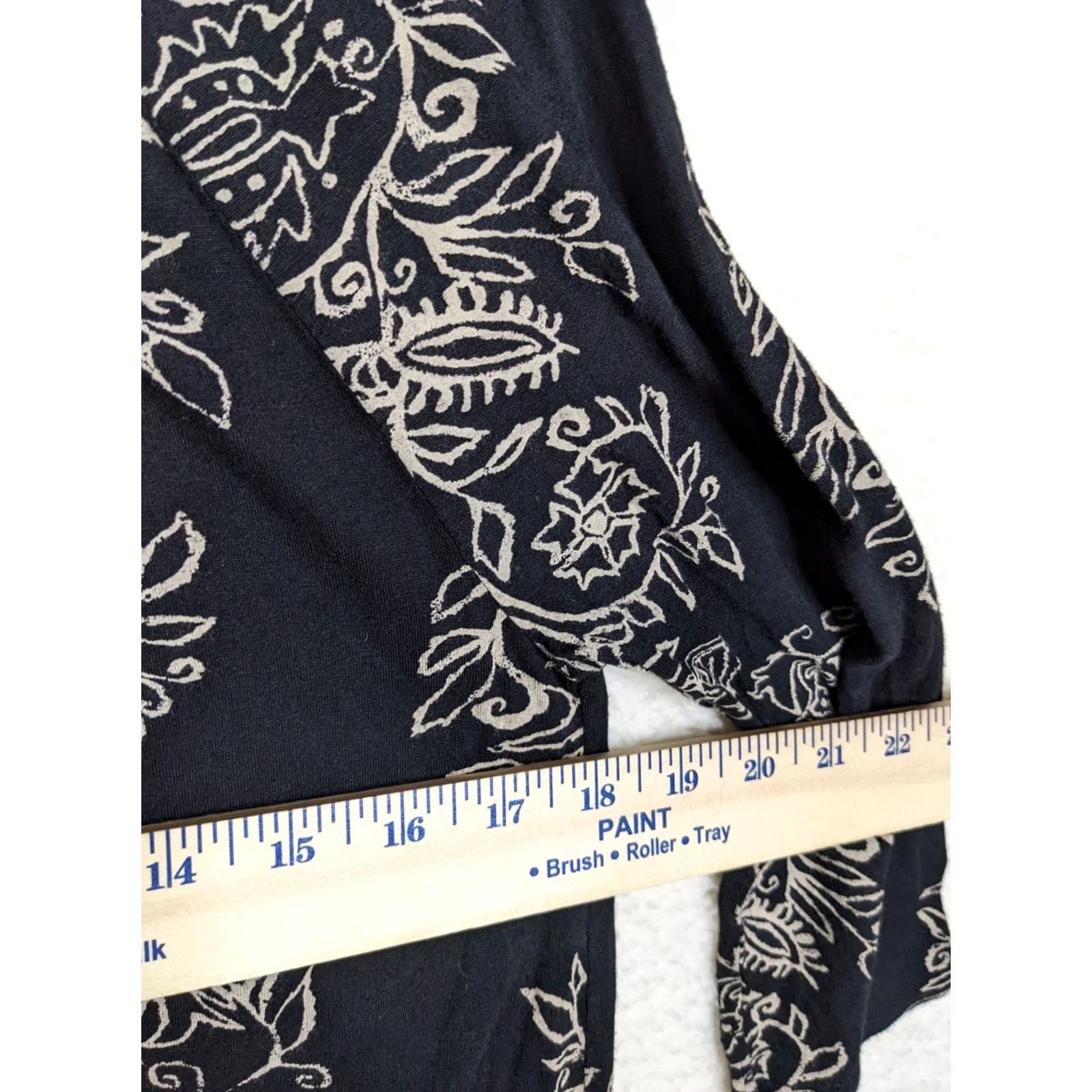 Lucky Brand Lucky Brand Women's pull-over 3/4 Sleeve floral V-Neck Top M Multicolor Printed Shirt Casual All Seasons Seasonal Colorful 90s Variant Size M / US 6-8 / IT 42-44 - 4 Thumbnail