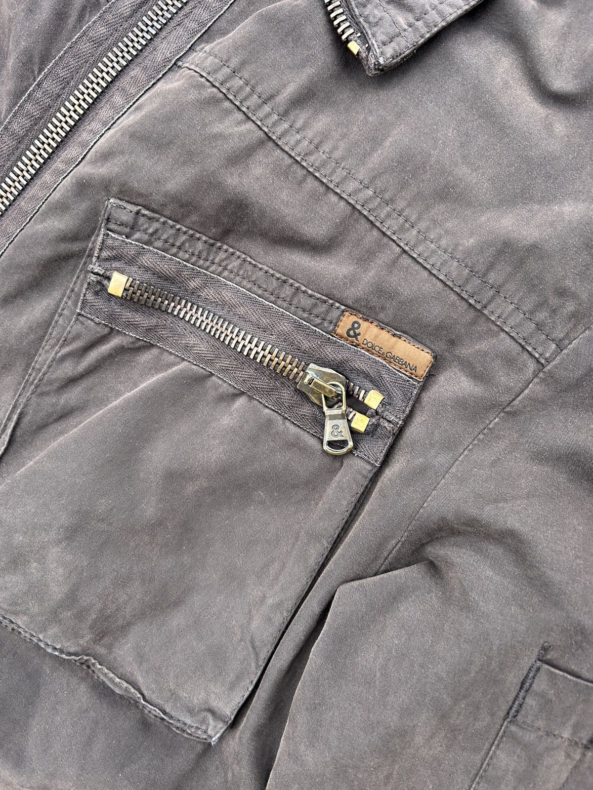 Dolce & Gabbana Dolce & Gabbana Chocolate Brown Utility Coat 1990's Size S / US 4 / IT 40 - 3 Thumbnail