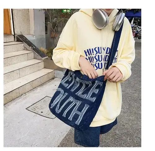 Misunderstood Denim Crossbody Bags Unisex Size ONE SIZE - 1 Thumbnail
