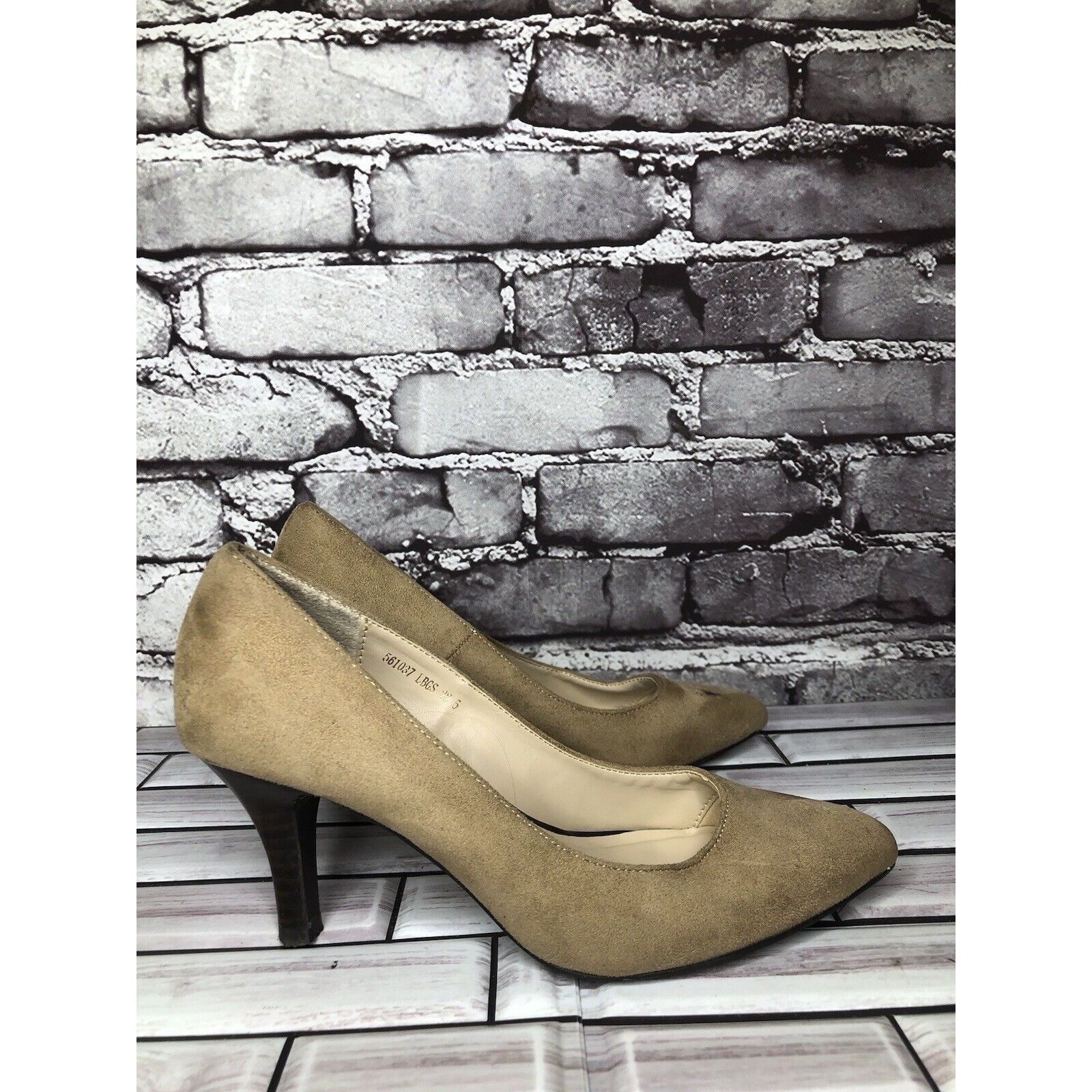 Other Bridget Birkin Brown Suede Leather Pointed Heels Women Sz 22 Size US 6 / IT 36 - 14 Thumbnail